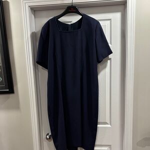Delicious Navy Blue Midi Dress